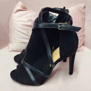 Black Suede Stilleto Heel